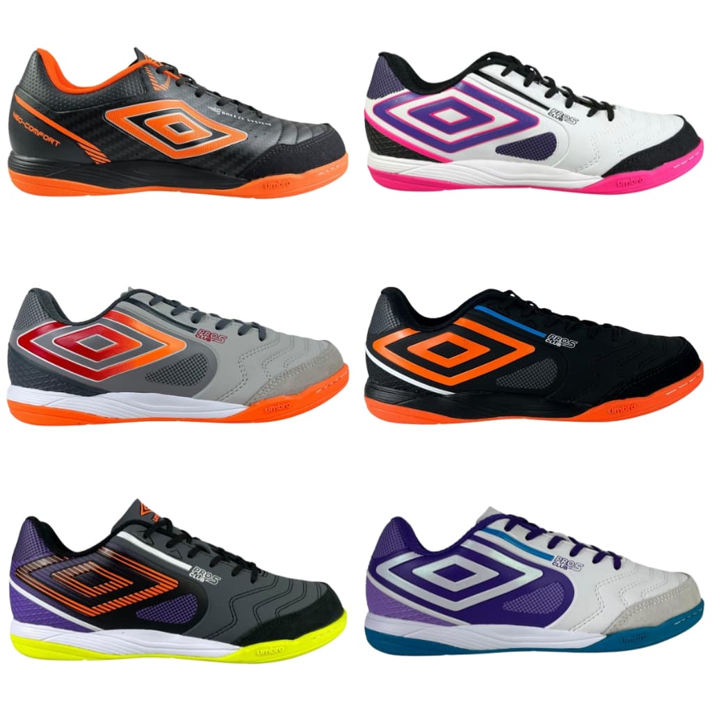 Chuteira Tenis Masculino Futsal Umbro Pro 5 Bump Club