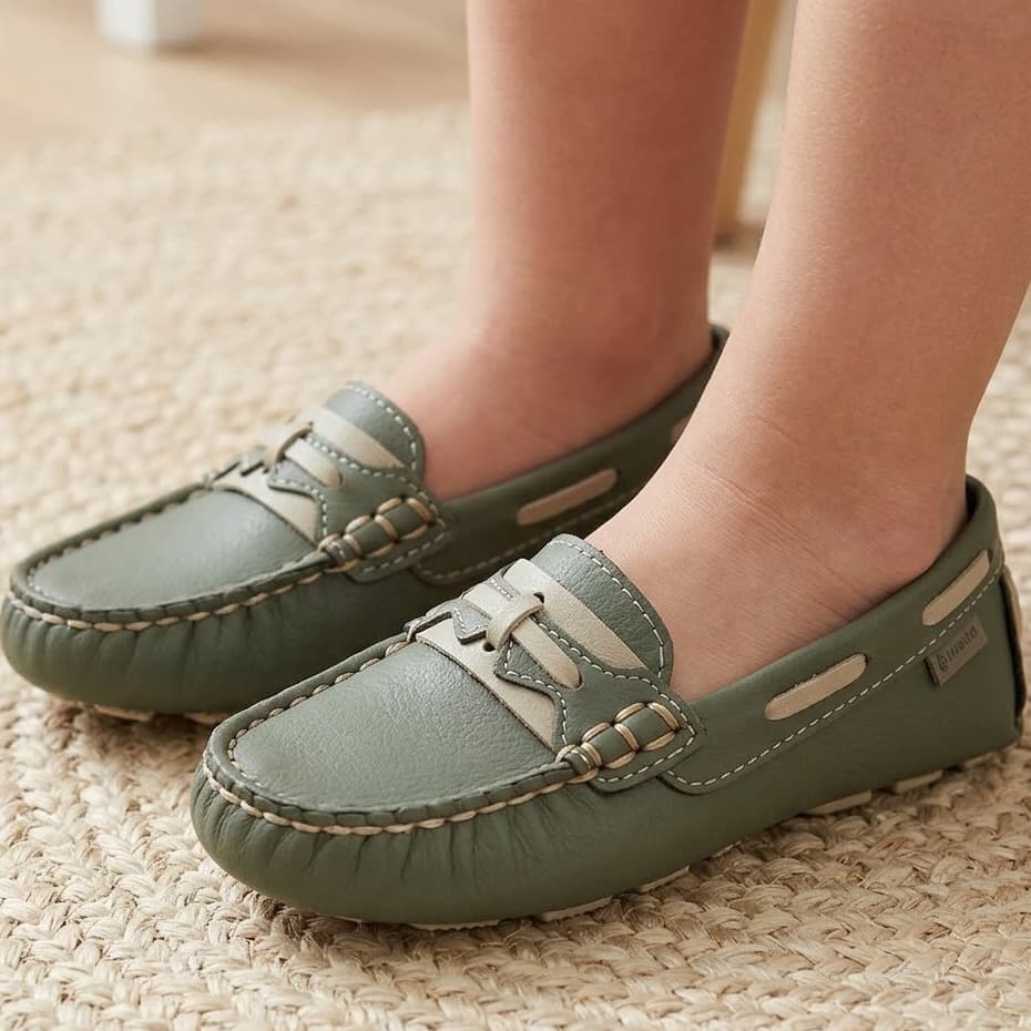 Mocassim Masculino Infantil Super Estiloso E Confortável Antiderrapante Para Meninos Envio Já