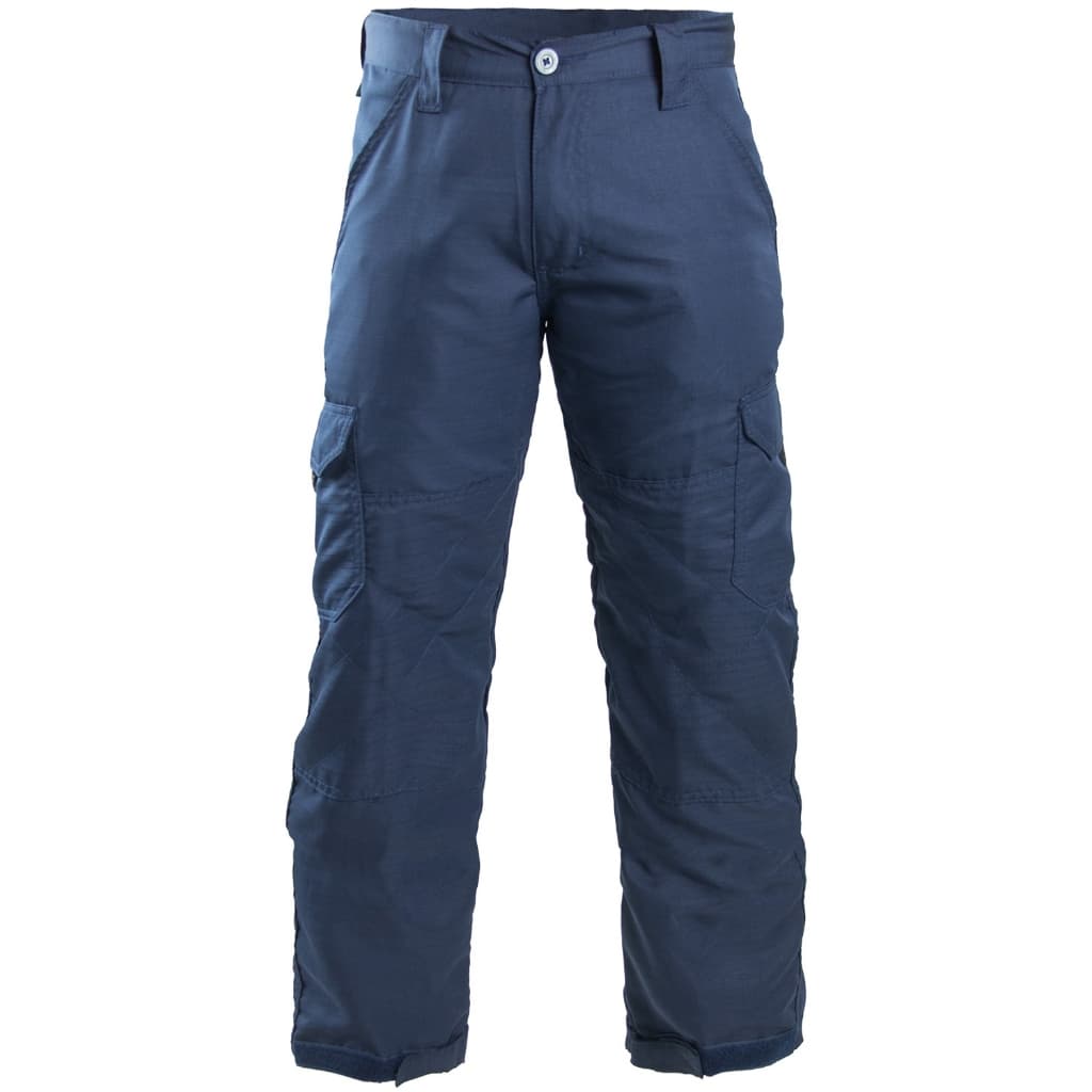 Calça Masculina Cargo Use Tático Poly Ripstop 6 Bolsos Trilha Secagem Rápida Azul Marinho