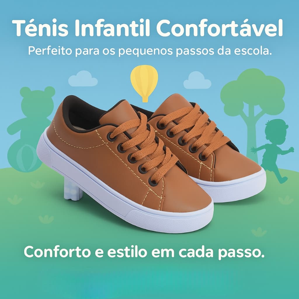 Tênis Infantil Menino Confortável | Leveza e Estilo Em Cada Passo Do Seu Filho 25 ao 36 | COMPRE JÁ!