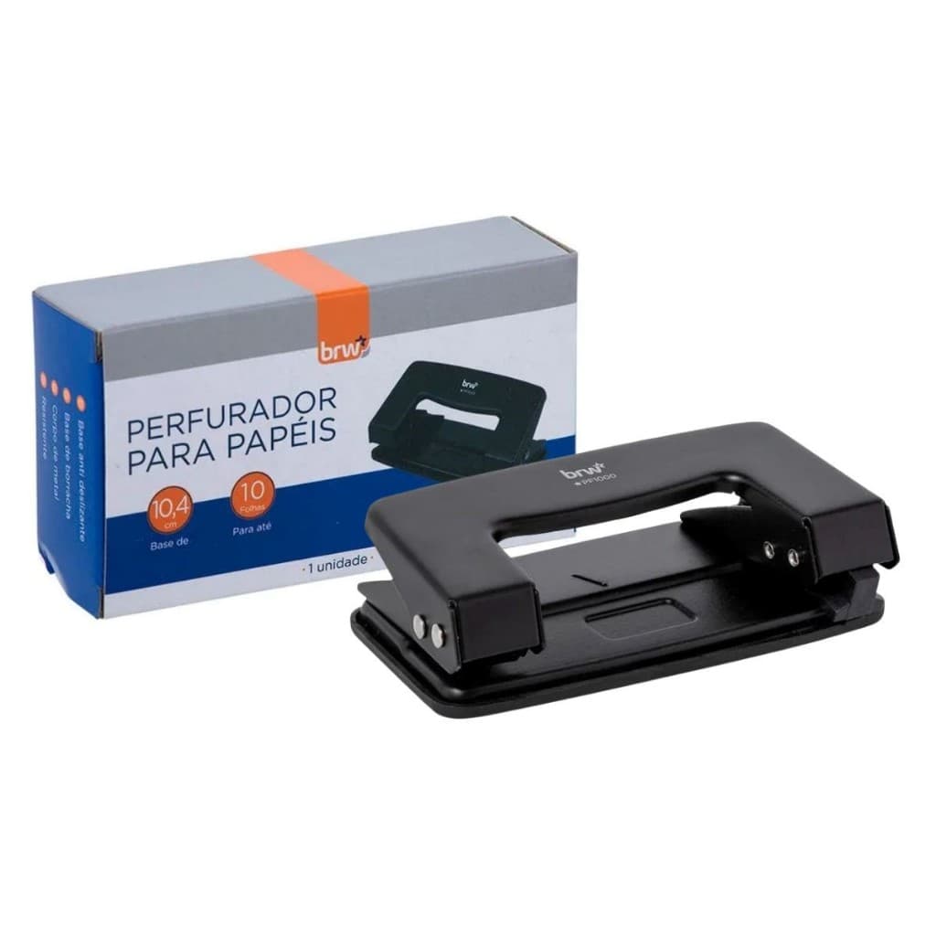 Perfurador BRW 2 Furos – Resistente e Prático