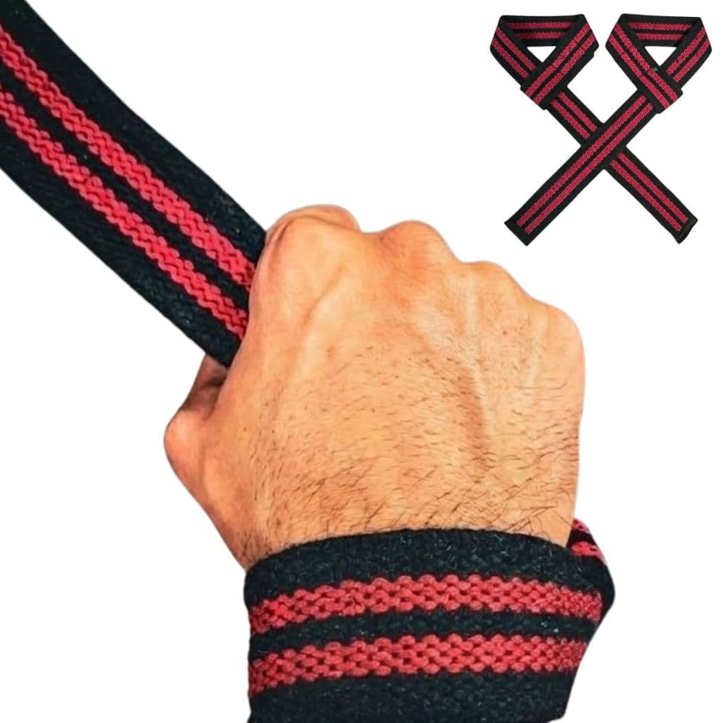 Par Straps 100% algodão para academia, cross fit e musculação.