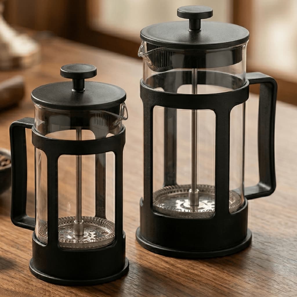 Cafeteira Prensa Francesa 600ml Café Cremeira 350ml Café Expresso Leite Cremoso