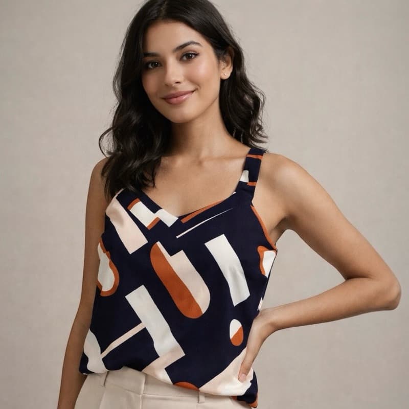 Regata Feminina Alça Larga Básica Casual Confortável Moda Verão M G GG