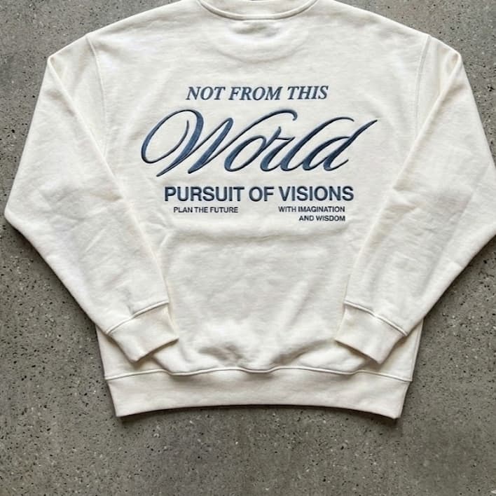 Moletom Careca Unissex WORD em Algodão