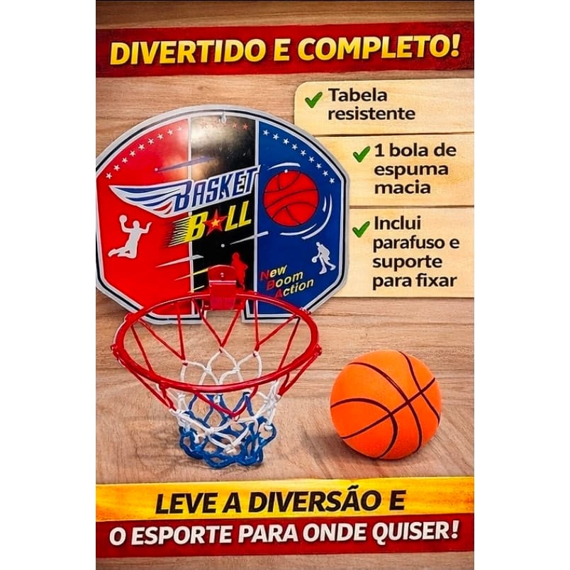 Tabela de Basquete com Bola Infantil