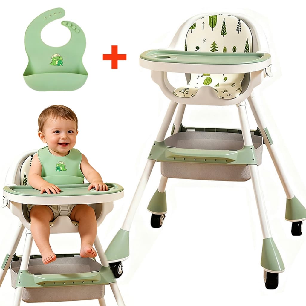 Cadeira de Alimentação Bebê Portátil Multifuncional Segurança e Conforto para o Dia a Dia​​