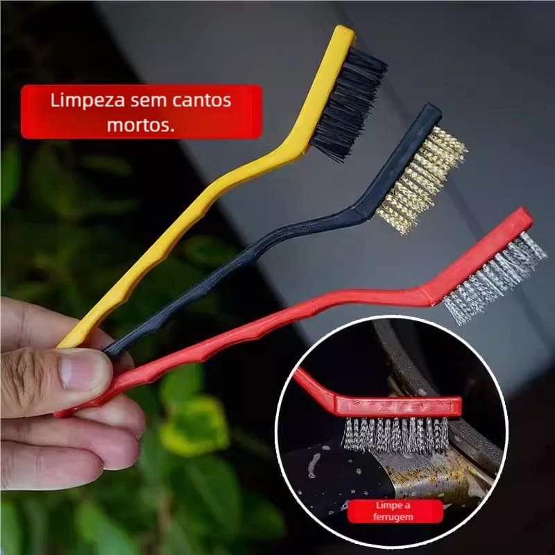 3 UN Escova de Aço – Multiuso Forno, Grelha e Fogão
