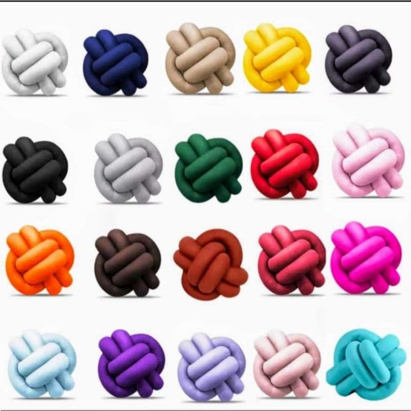 Almofada Nó De Luxo,  É Ideal Para Você Encantar O Seu Quarto E Qualquer Cantinho Da Sua Casa