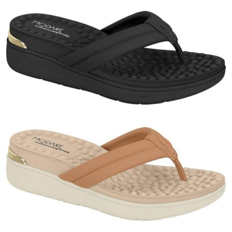 Tamanco Feminino Ortopédico Esporão Massageador Modare 7151134