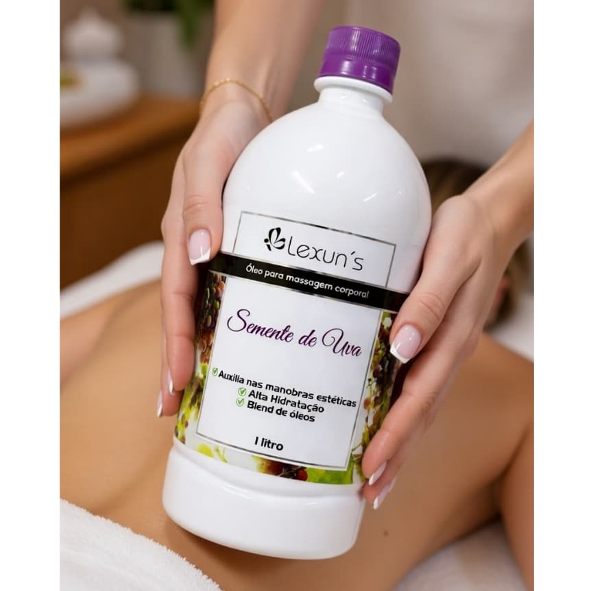 Óleo de Semente de Uva para Massagem 1 Litro