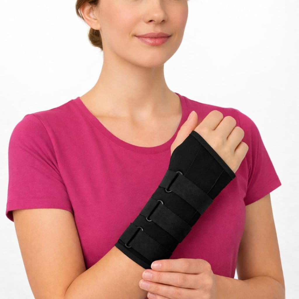 Munhequeira Pulso Ortopédica Tala Para Lesões Tendinite 3 Tamanhos