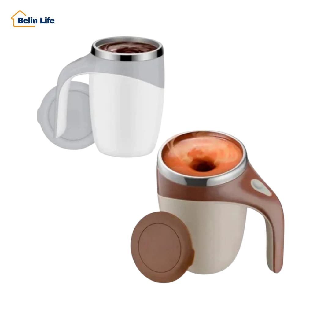 Caneca Magnética Com Mistura Automática 380ml