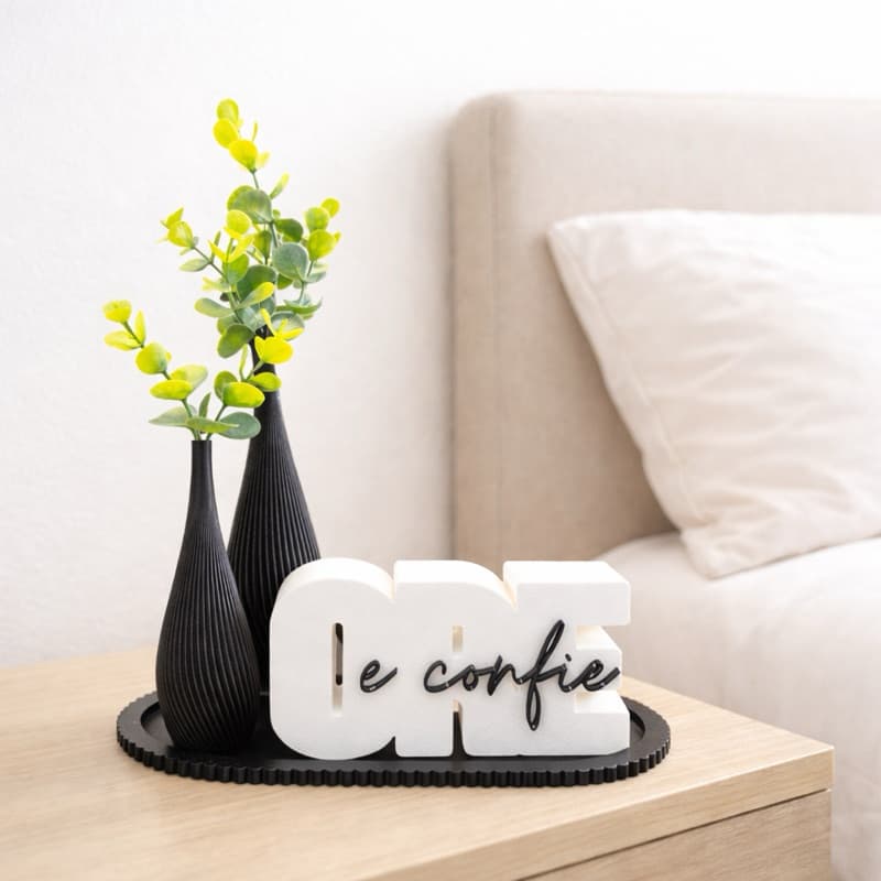 KIT DECORAÇÃO MODERNA PALAVRA ORE- 2 VASOS+BANDEIJA+LETREIRO+PLANTAS ARTIFICIAIS PARA SALA,QUARTO E ESCRITORIO