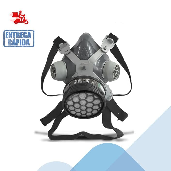 Respirador 1/4 facial 2001 VO ( VAPORES ORGÂNICOS ) Respirador MASTT - ALLTEC