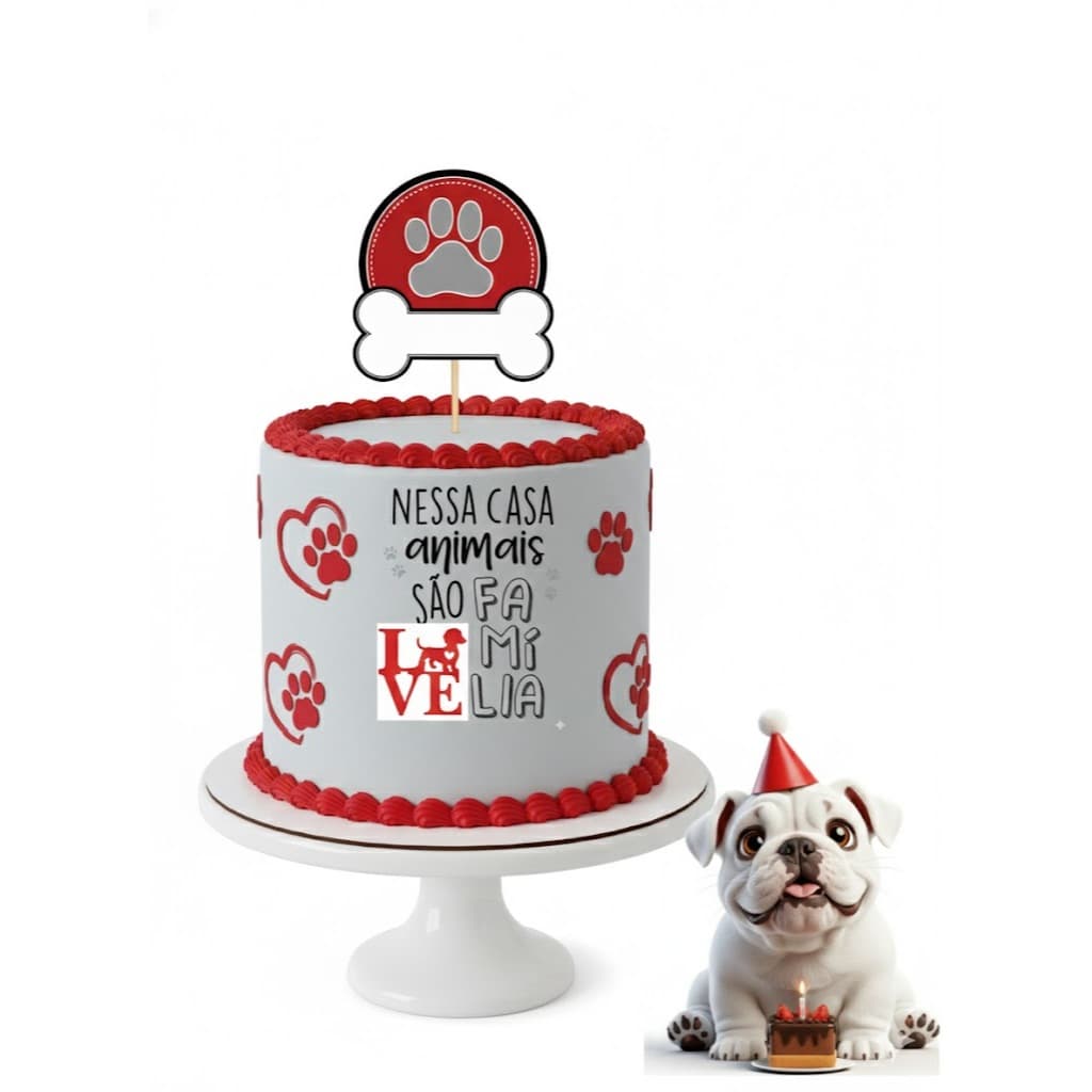 Pet - Topo de pet - topo cachorro topo personalizado - para pet