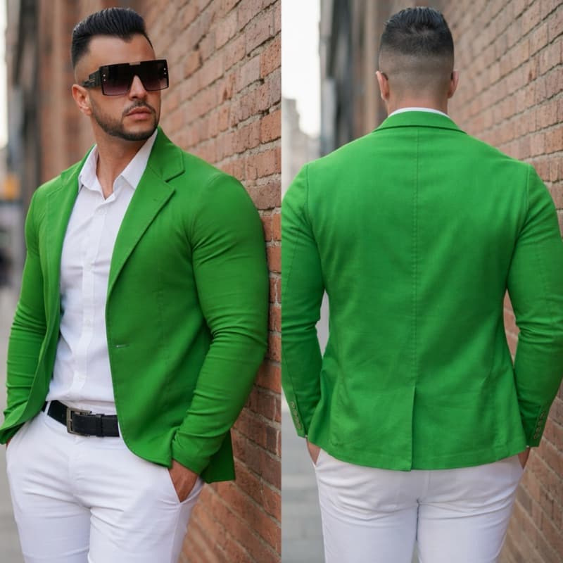 Blazer Bengaline Alfaiataria Premium Masculino Elastano Slim Esporte Fino Fit Moderno Botão Preto