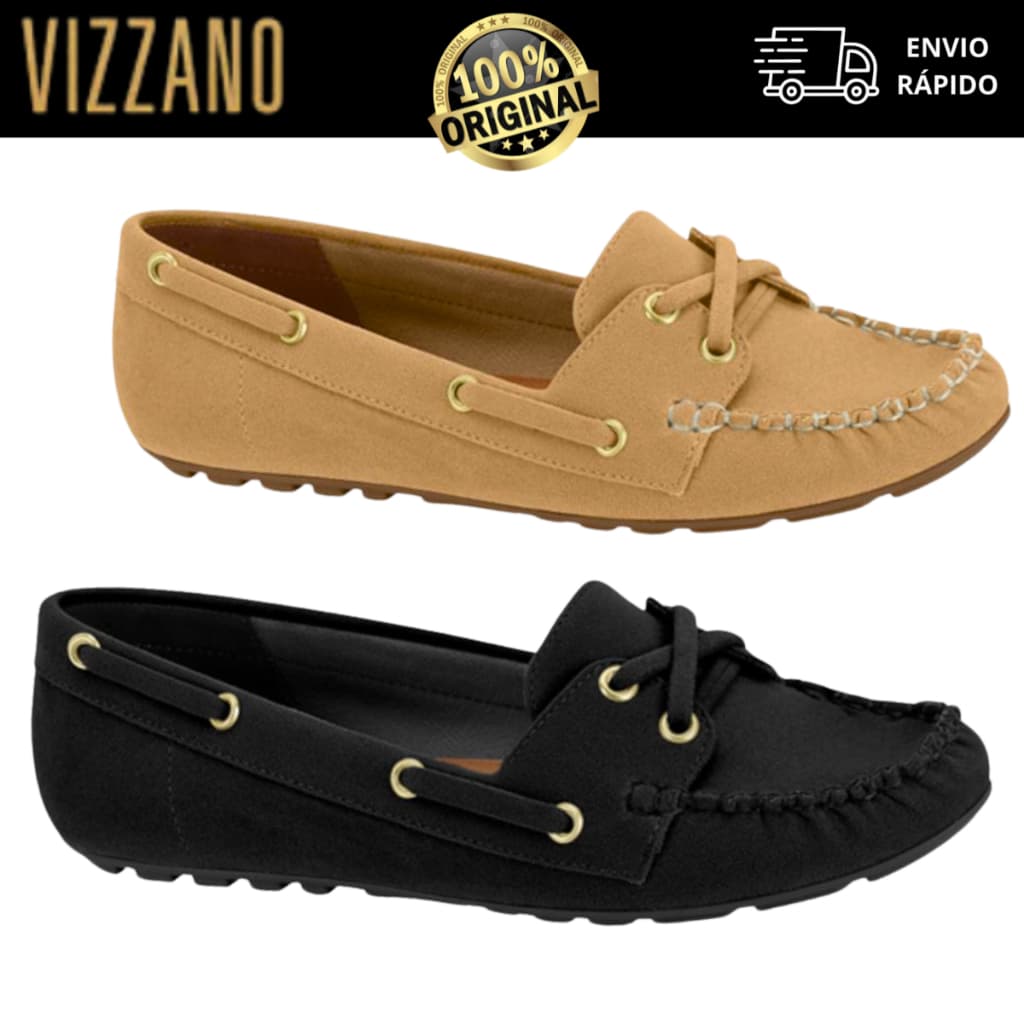 Mocassim Vizzano Conforto com Palmilha Macia e Solado Antiderrapante 1187.374