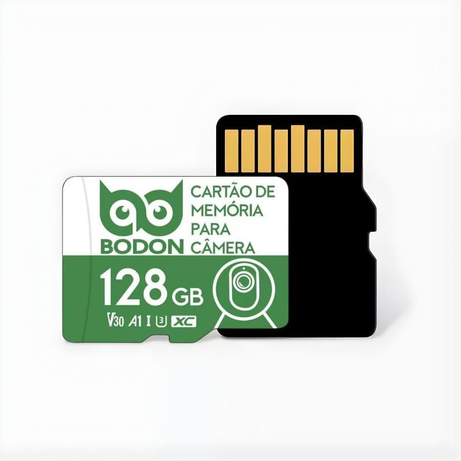 Kit Cartão de Memória Micro SD 128GB Para Câmera de Segurança, Celular, Música