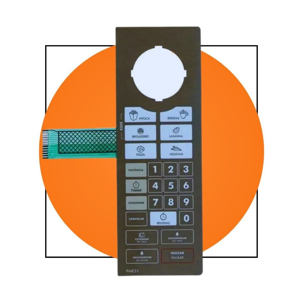 Membrana Teclado Microondas Philco Pme31 Pme 31 Original