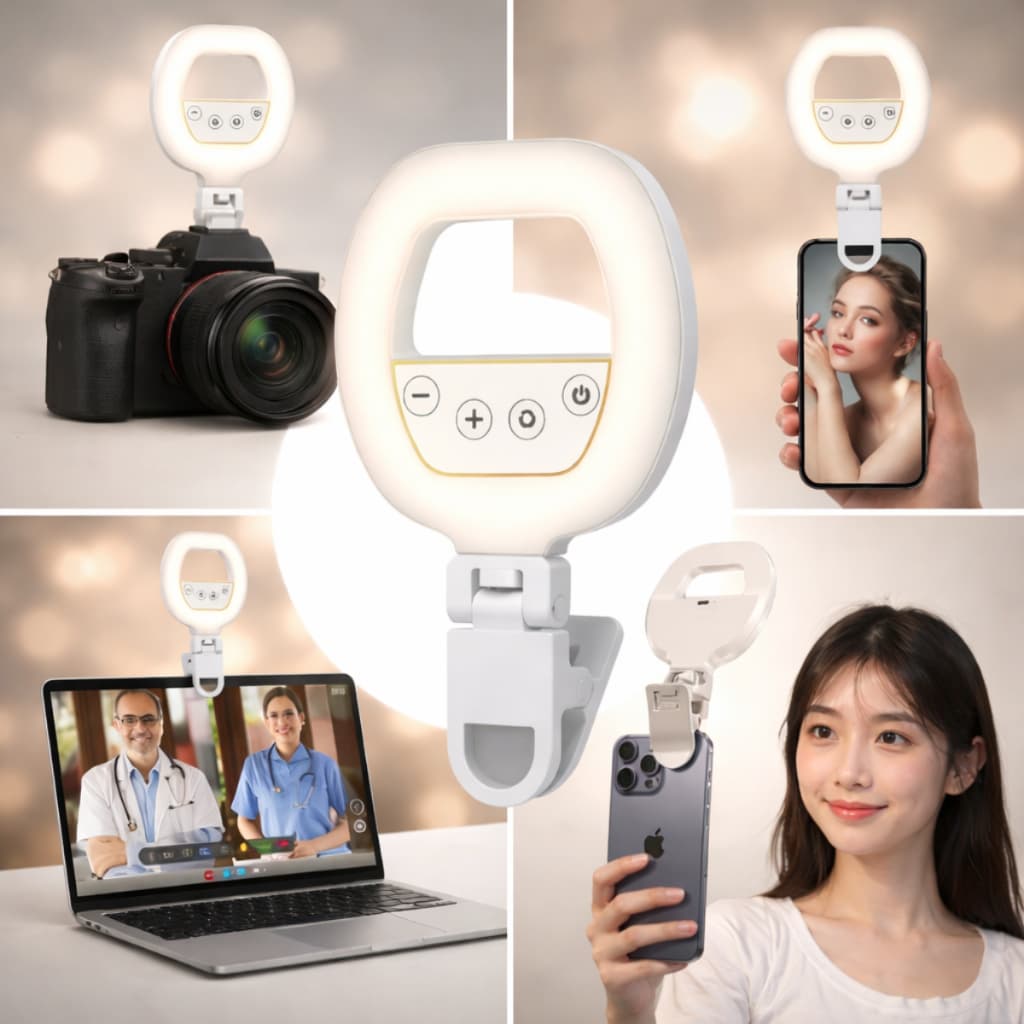 Ring Light Para Celular Portátil Iluminação Profissional Youtube Fotos e Videos