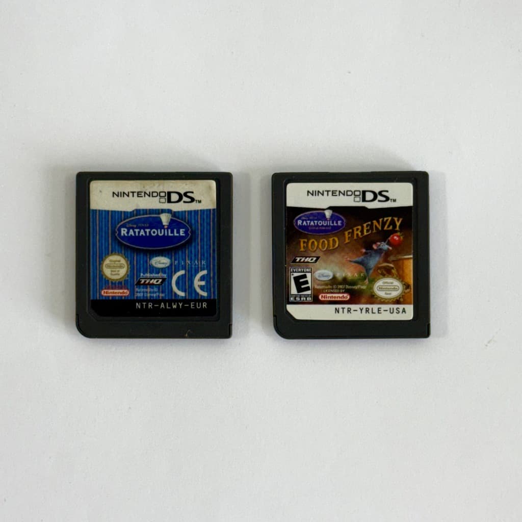 Conjunto Jogos Do Ratatouille Nintendo Ds