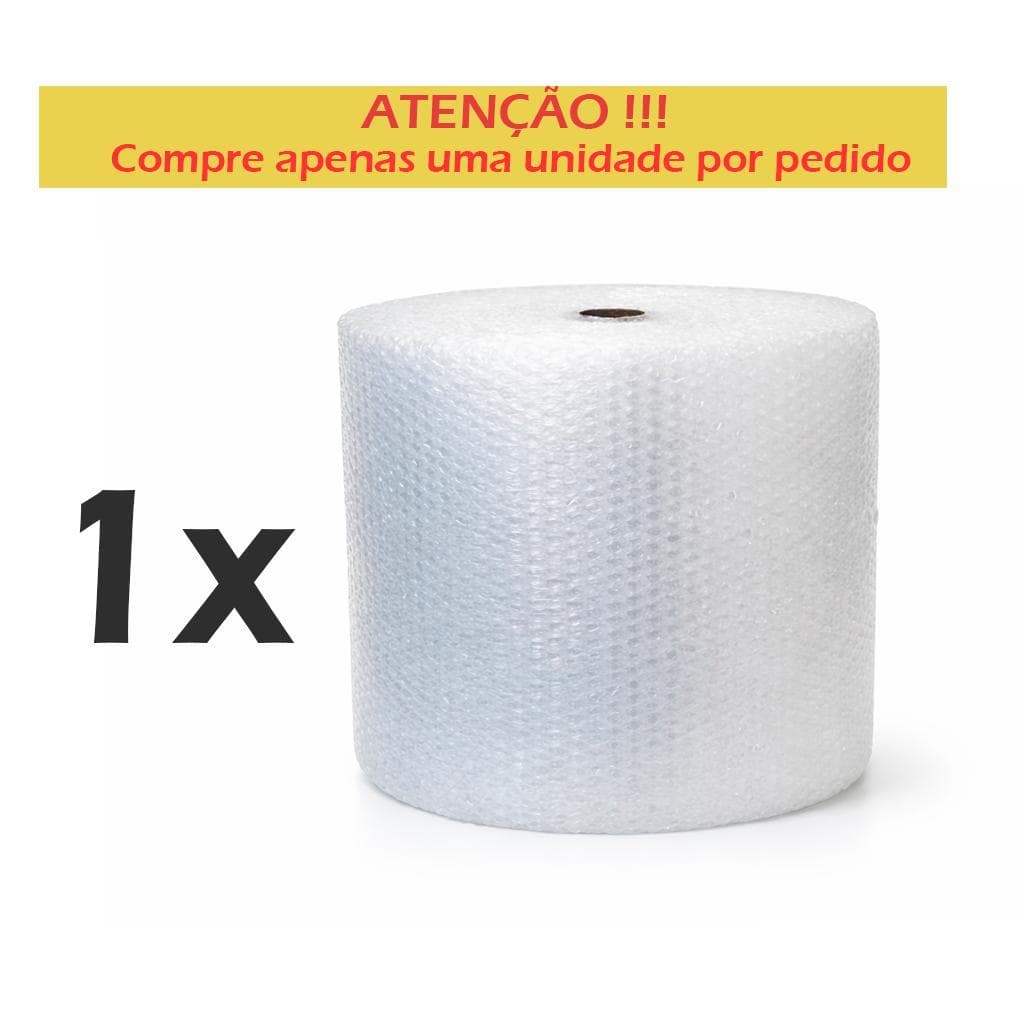 Bobina Plastico Bolha 43cm x 100 mts Alta Qualidade Proteção Ideal para E-COMMERCE