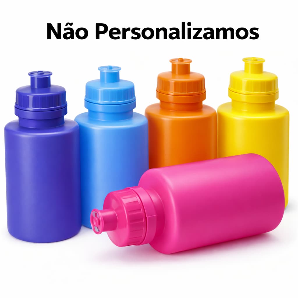 GARRAFA SQUEEZE 300ML SOLIDA unidade (SEM ADESIVO)
