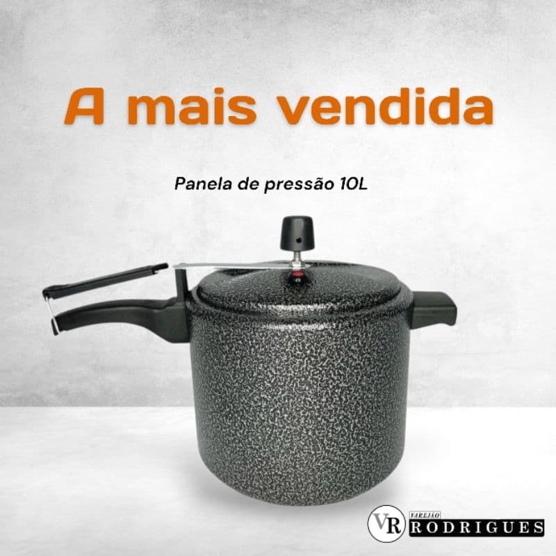 Panela de pressão 10L ALUMINELA