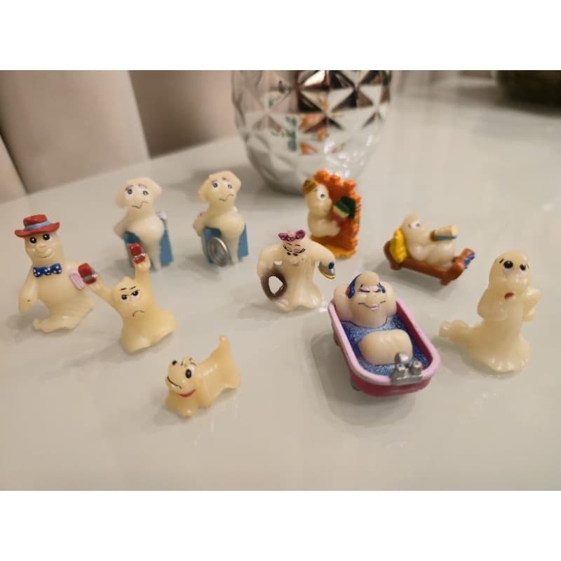 kinder Ovo anos 90 Fantasmini e Miaugipcios