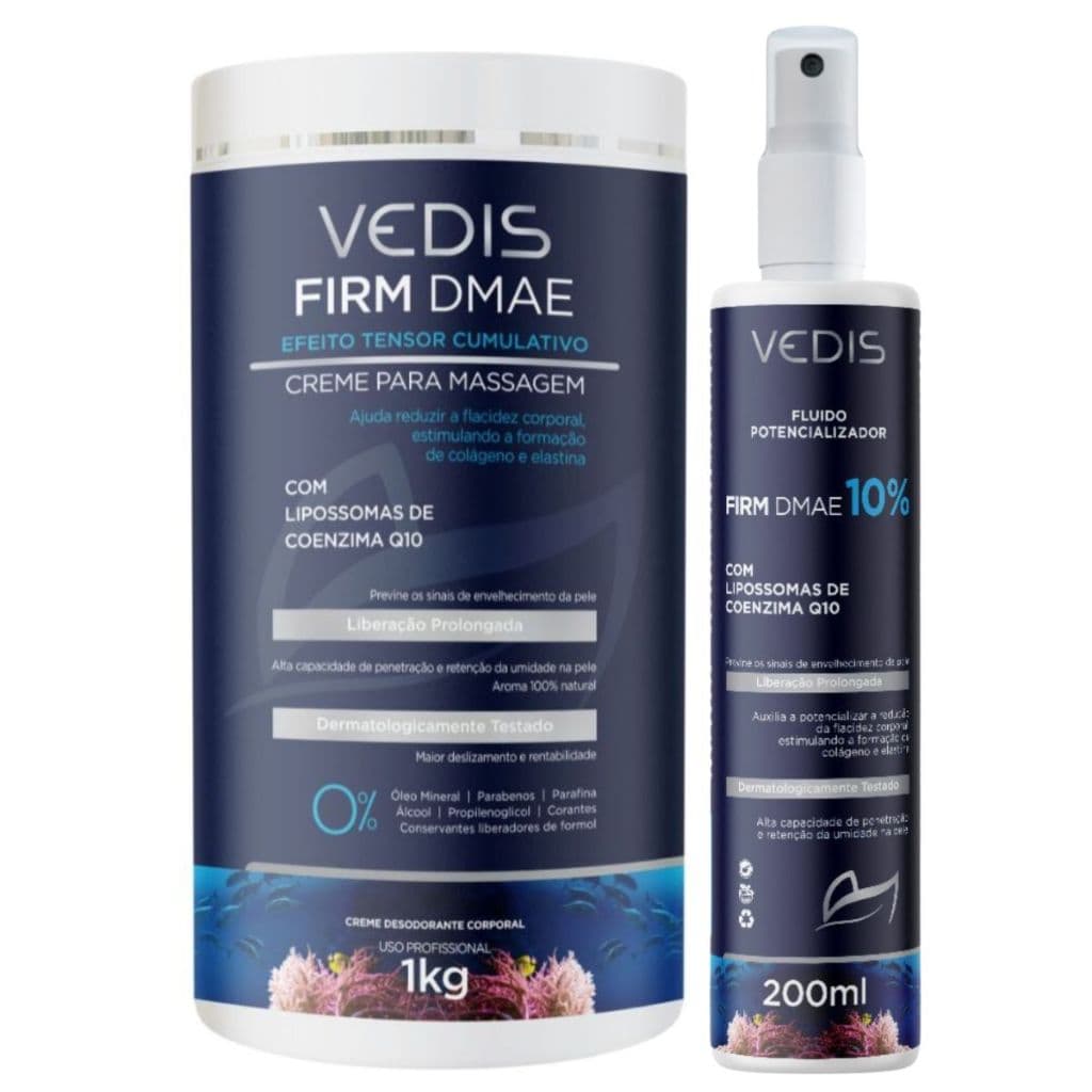 Kit Firm DMAE Vedis Tratamento para Flacidez 2 Itens