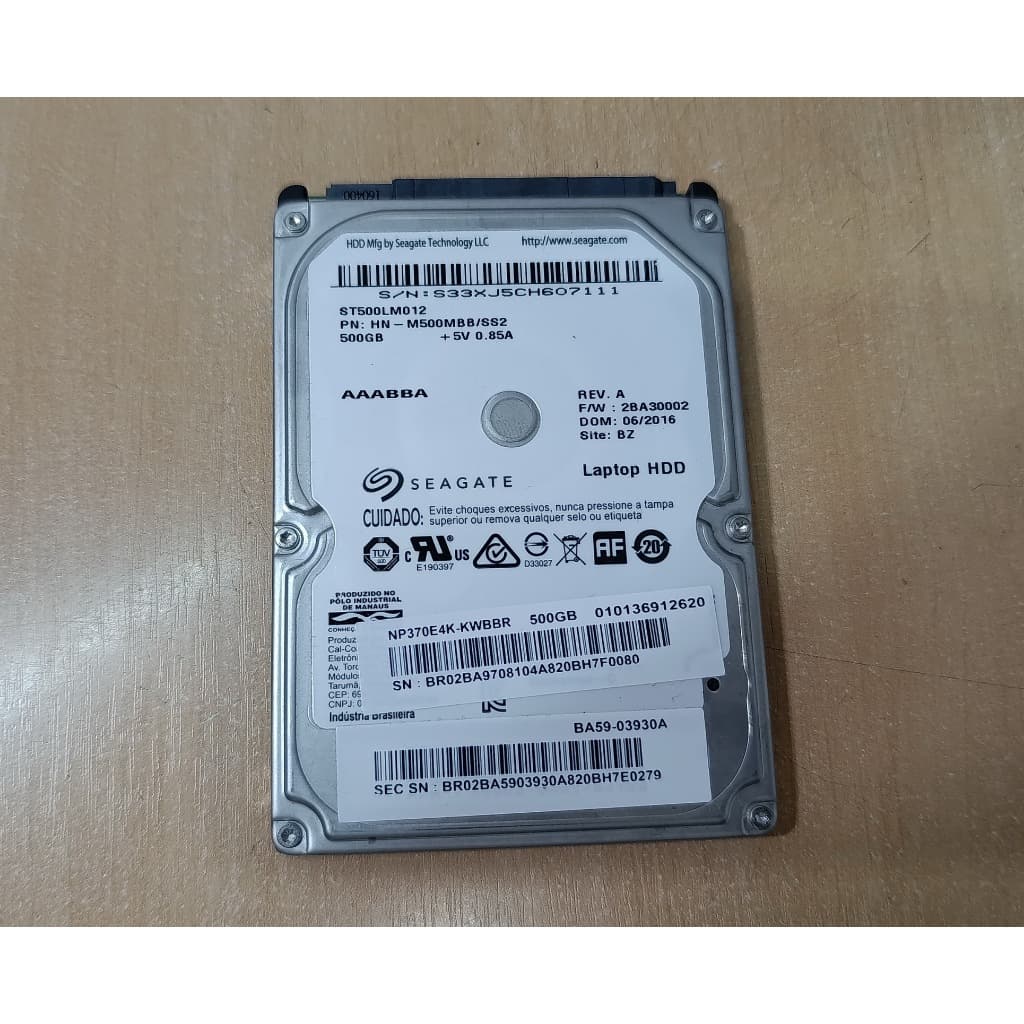 HD Seagate 500Gb - Notebook Pc Ps4 Ps5 Xbox All In One