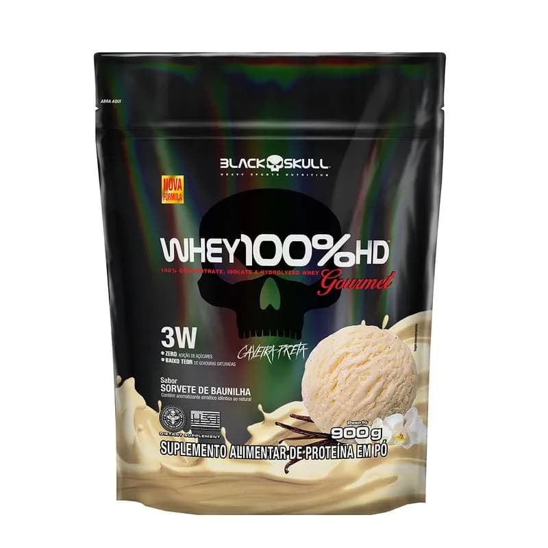 Whey 100% HD Gourmet 900g - Black Skull