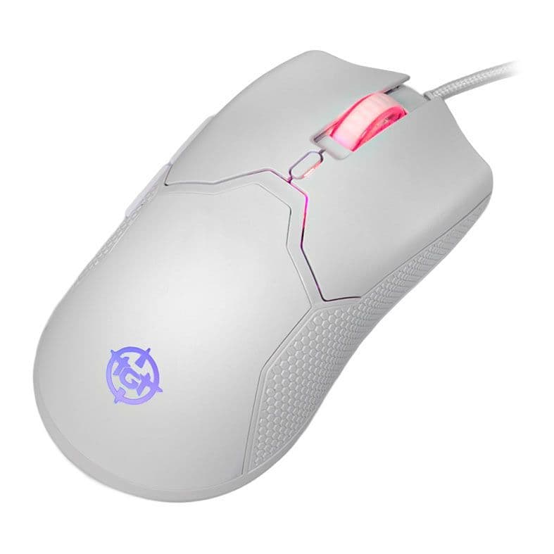 Mouse Gamer TGT Bizon X, Rainbow, 7200DPI, 6 Botoes, Branco, TGT-BIZ-X-WH01