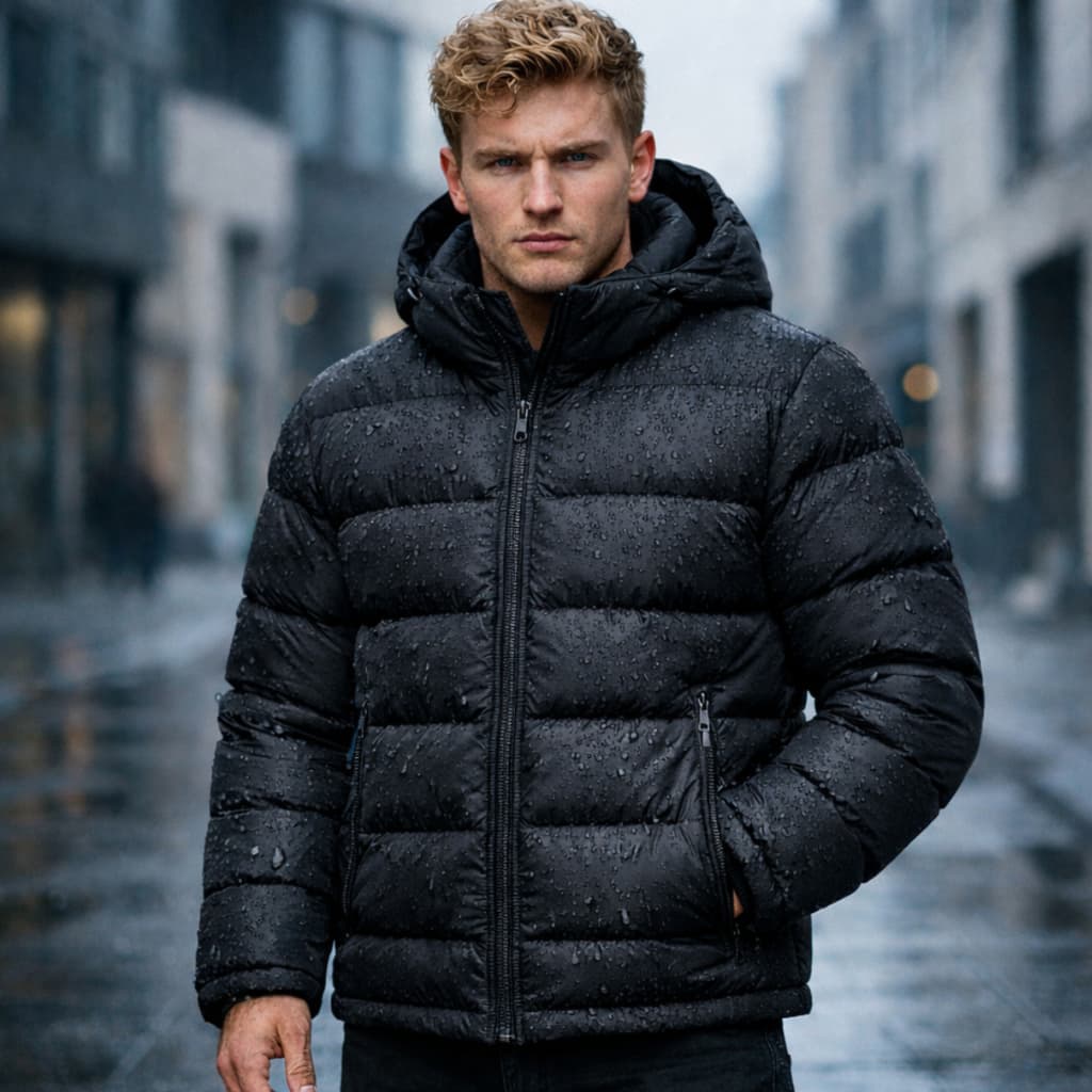 Jaqueta Puffer Bobojaco Corta Vento Nylon Frio Reforçada Inverno Unissex