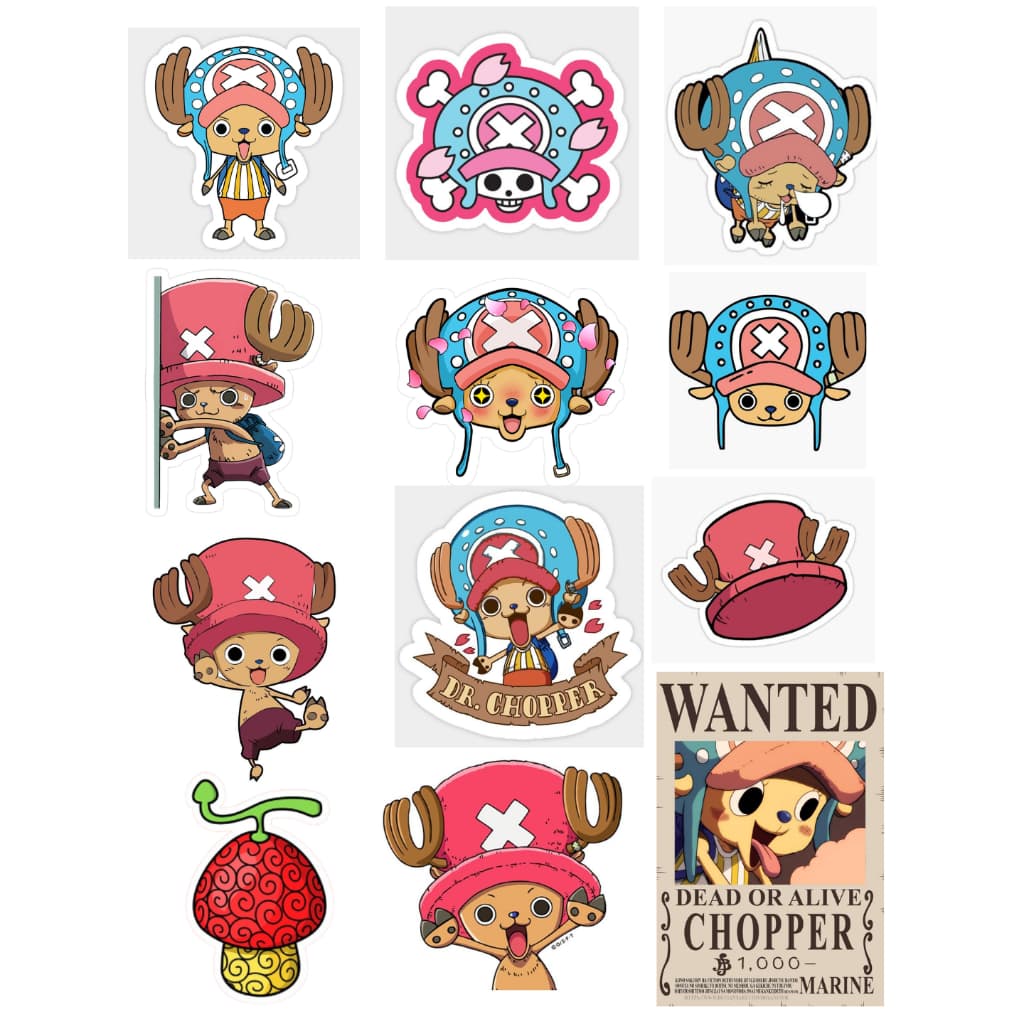 Pack Adesivos Sticker One Piece Chopper