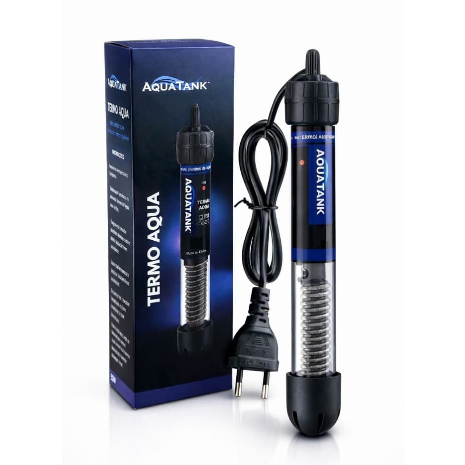 Aquecedor Com Termostato Submersível Aquatank Termo Aqua 25w Para Aquários
