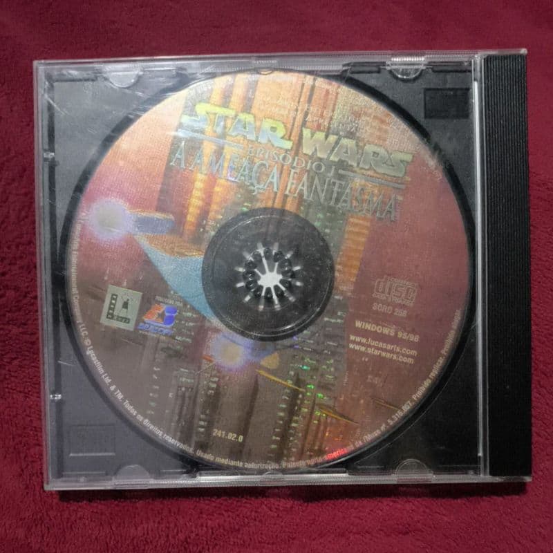 CD Star Wars Episódio I: A Ameaça Fantasma Game PC