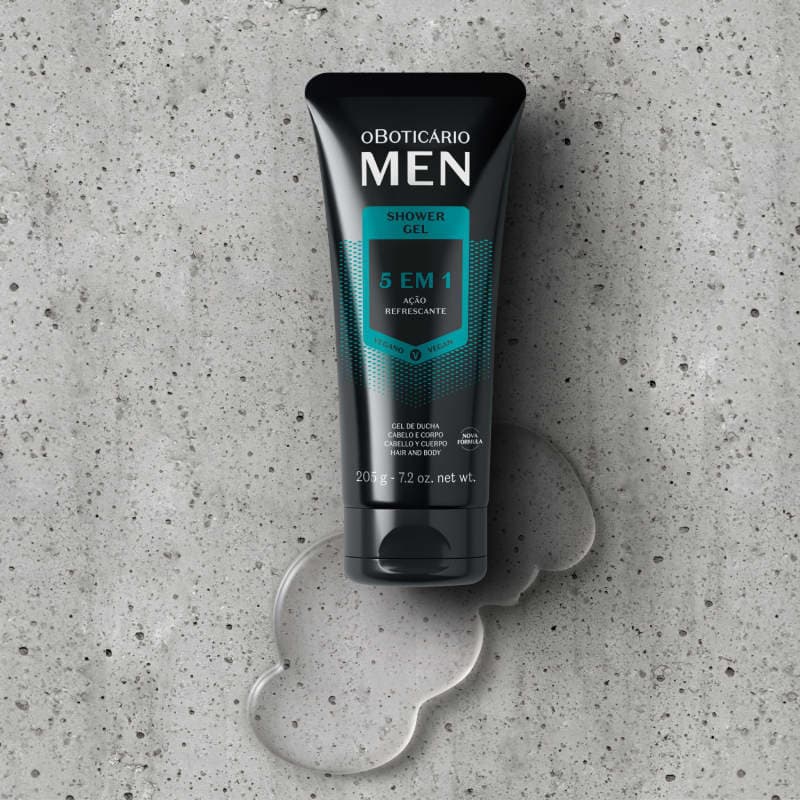 O Boticário Men Shower Gel 5 Em1 205g