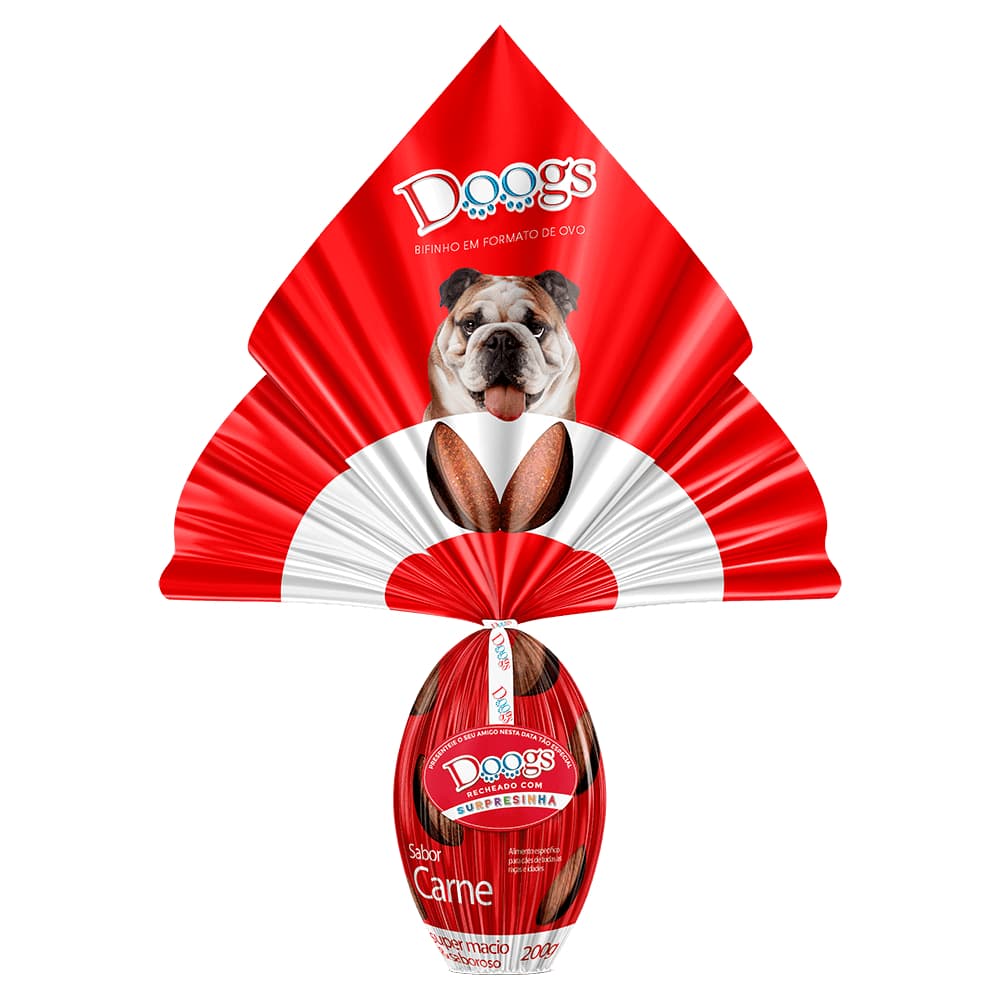 Ovo de Páscoa para Cachorro – Petisco Especial com opção de 4 Sabores