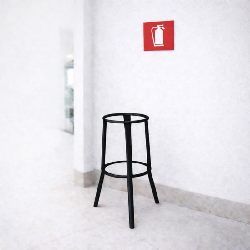 Suporte para Extintor 8 a 12kg Parede Aço Reforçado Universal  Segurança Comercial Industrial