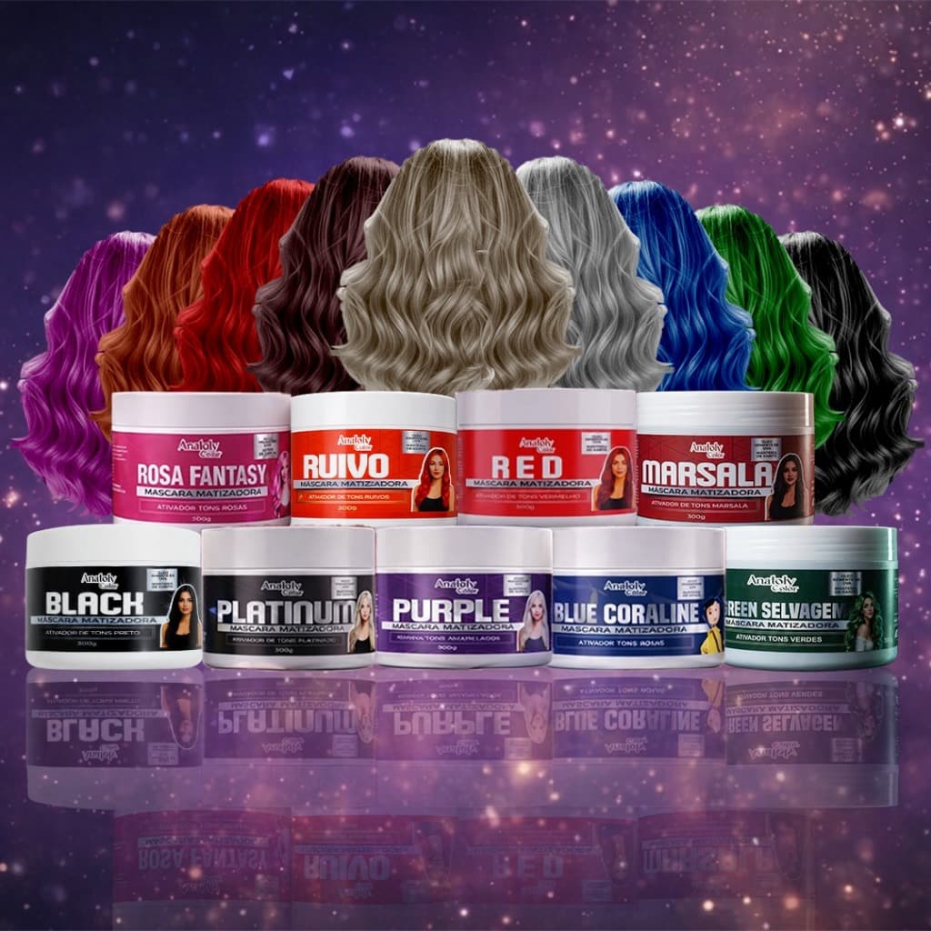 Máscara Matizadora Tonalizante Sem Amônia 300gr Anatoly