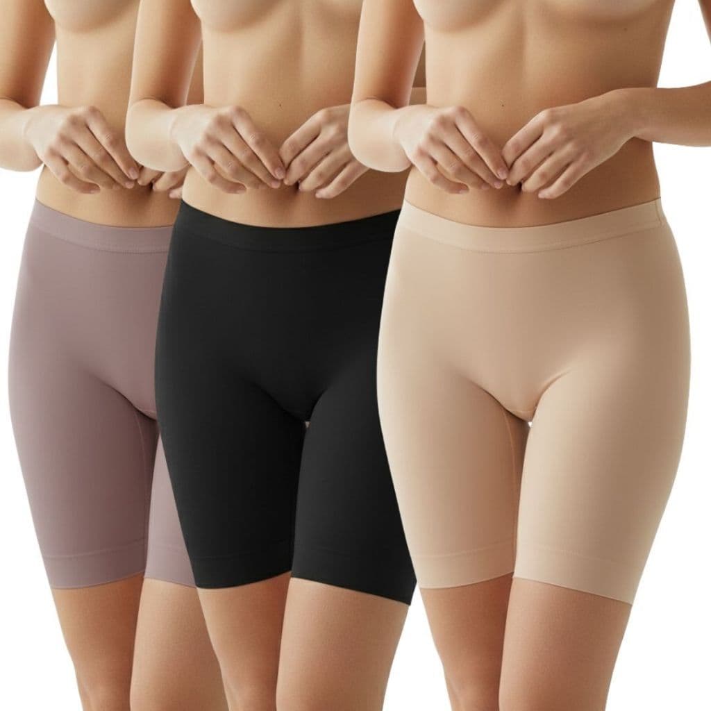 Kit 3 Bermudas Segunda Pele Anagua Anti Atrito Modeladora Usar Por Baixo Evita Assadura Nas Pernas Conforto e Estilo