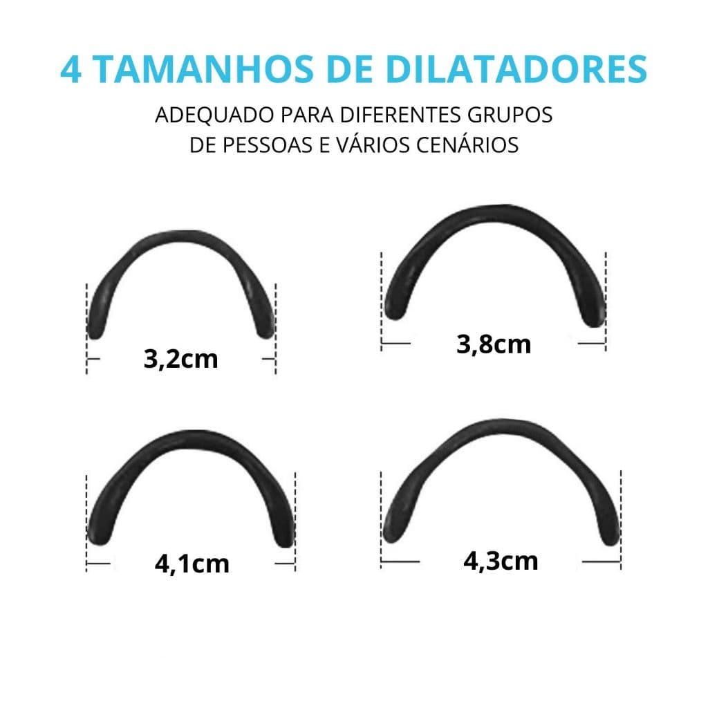 Expansor Nasal Anti-Ronco Para Respiração Silencioso E Confortável Anti-Ronco E Congestão