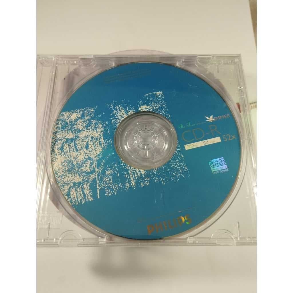 CD-R Philips Summer 700MB 80min 52x Virgem para Gravar Música, Fotos e Dados