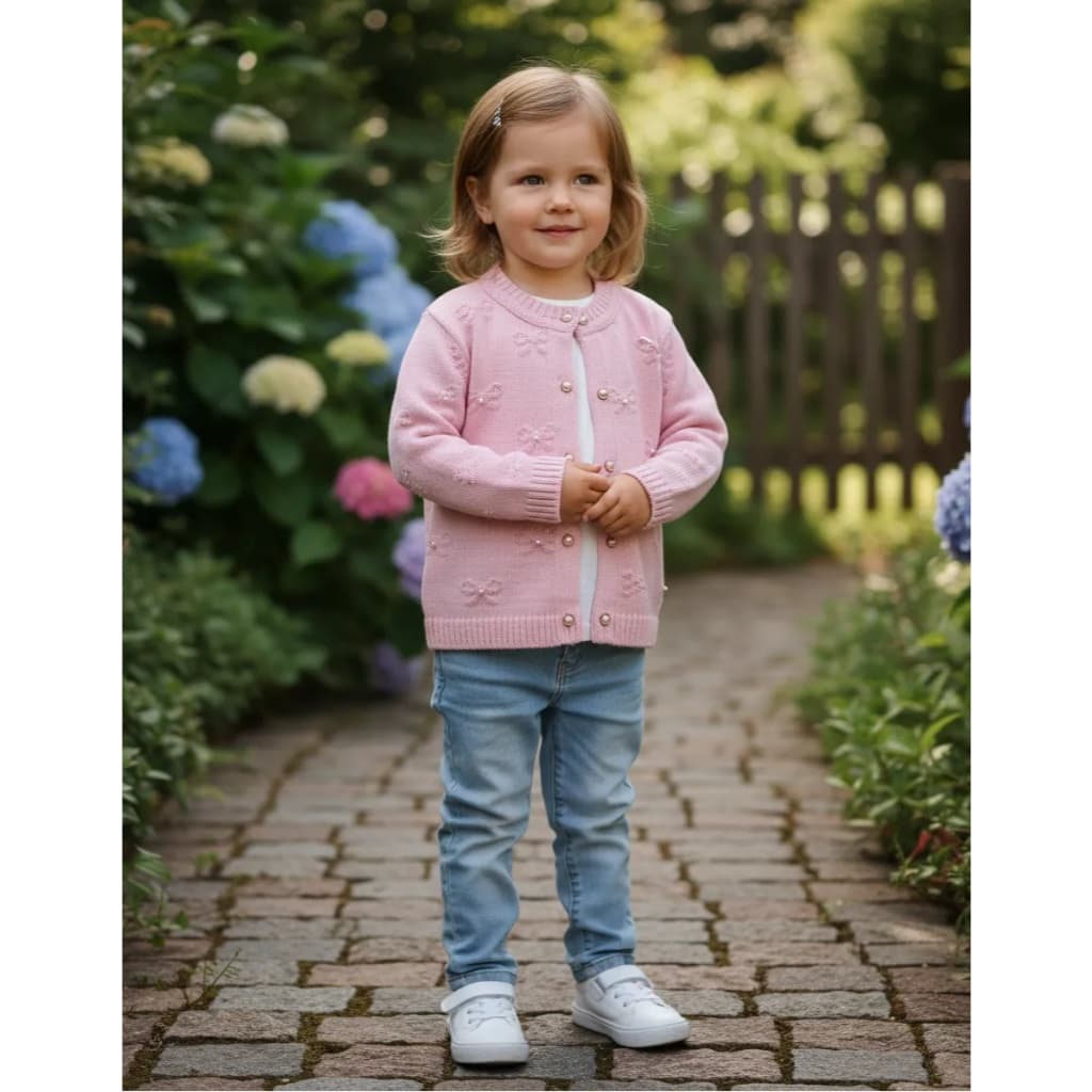 Casaco Casaquinho Cardigan Tricô Tricot Frio Bebê Infantil Luxo