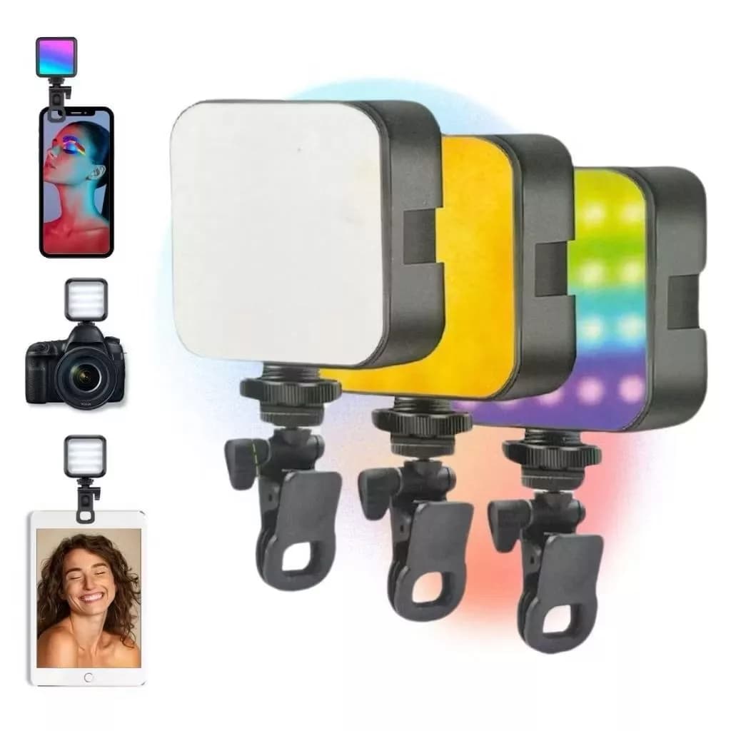 Iluminação Fotográfica Noturna De Preenchimento LED Luz De Vídeo De Lâmpada Portátil De Fotografia