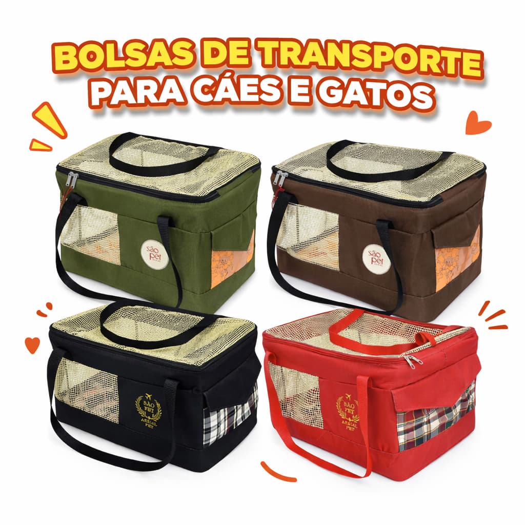 Bolsa Transporte Aéreo Pet Para todas as Linhas Aéreas