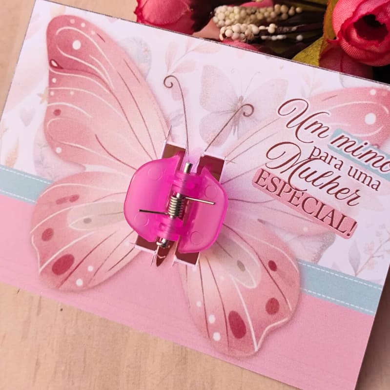 Tag para Presilha de Cabelo Dia das Mulheres | Mimo e Lembrancinha (Sem Presilha)