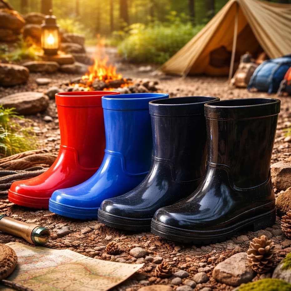 Galocha Infantil Menino Kids Lisa Confortável Macio Volta as Aulas Escolar Diversão Original Mar&Cor